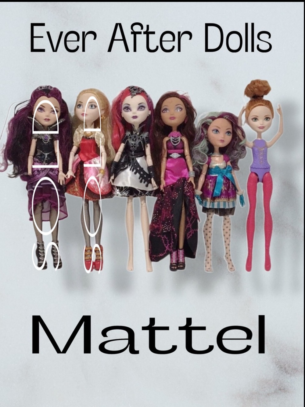 MATTEL Ever After High Fashion Dolls Set of 4